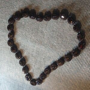 Marked SJ St. John dazzling black on black rhinestone crystal choker